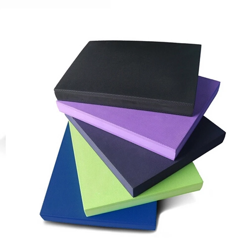 Eco friendly high quality gym exercise soft tpe foam material yoga balance pad