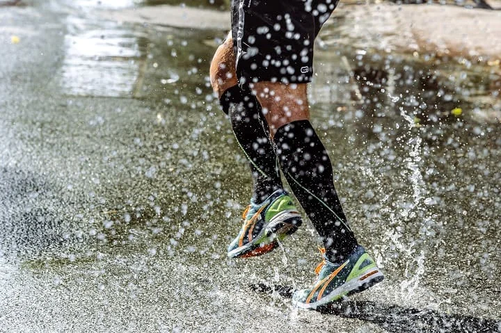 Waterproof Breathable Socks Men Water Cycling Socks Climbing Hiking knee high socks