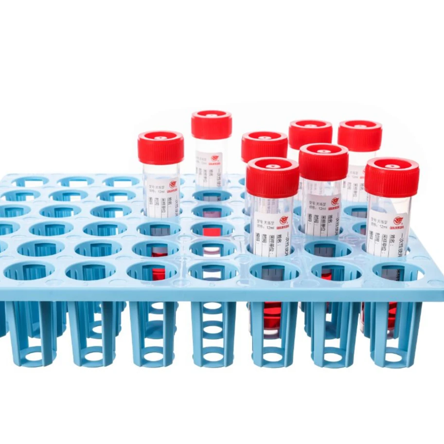 Laboratory pp plastic 48 wells holes 18mm cryo vtm PCR test tubes rack holder