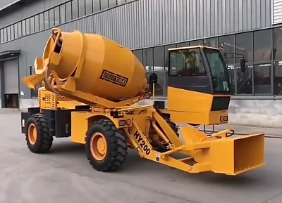 Factory Price Concrete Mix Machine Concrete Mixers  HY400 with Attachments In China