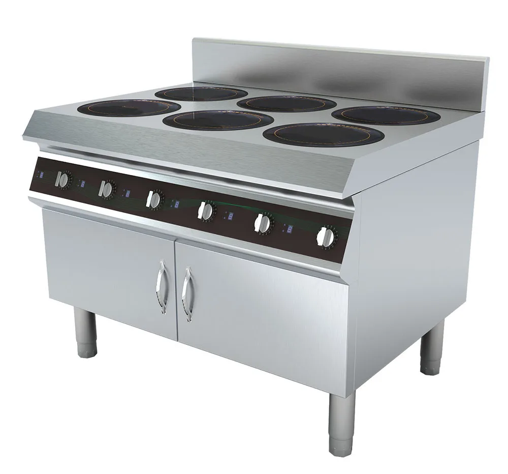 ETL 6 Burners Commercial induction cooker American using Cooker induction Range