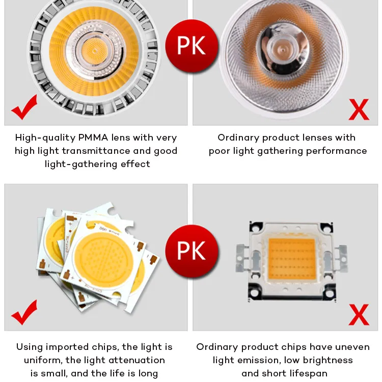 Aluminum Alloy Housing 3CCT 10W/20W/30W Black Modern Rail Lighting Adjustable Beam Angle Magnetic COB LED Track Light