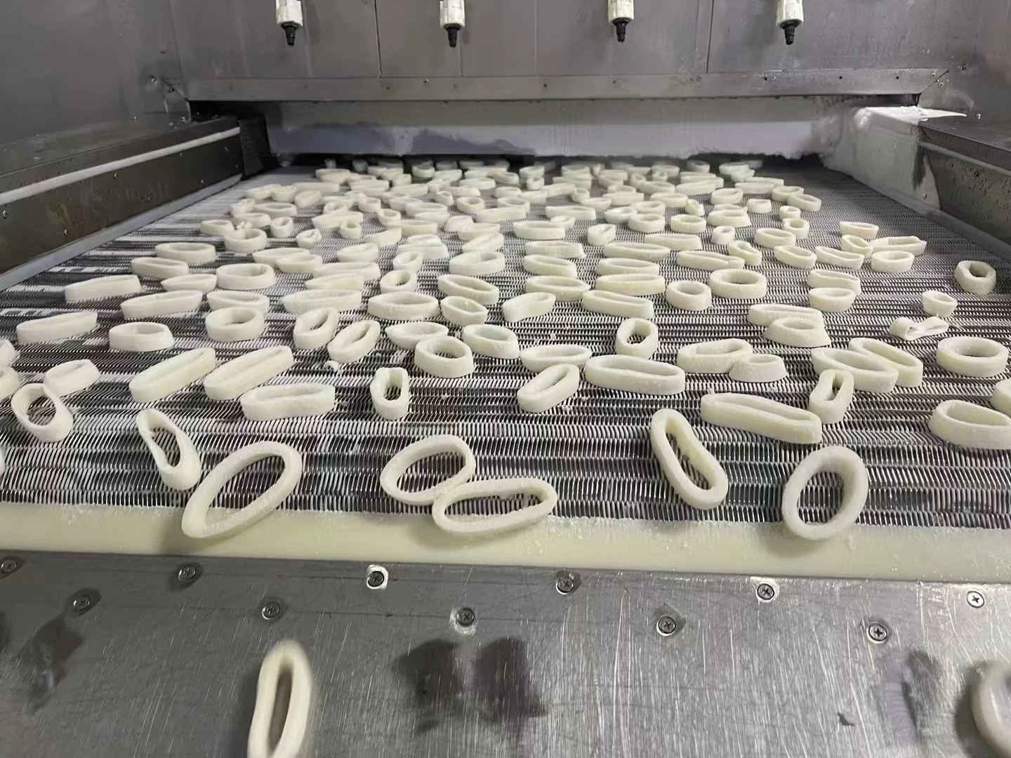 squid ring skin off Squid processing squid ring good quality without  skin