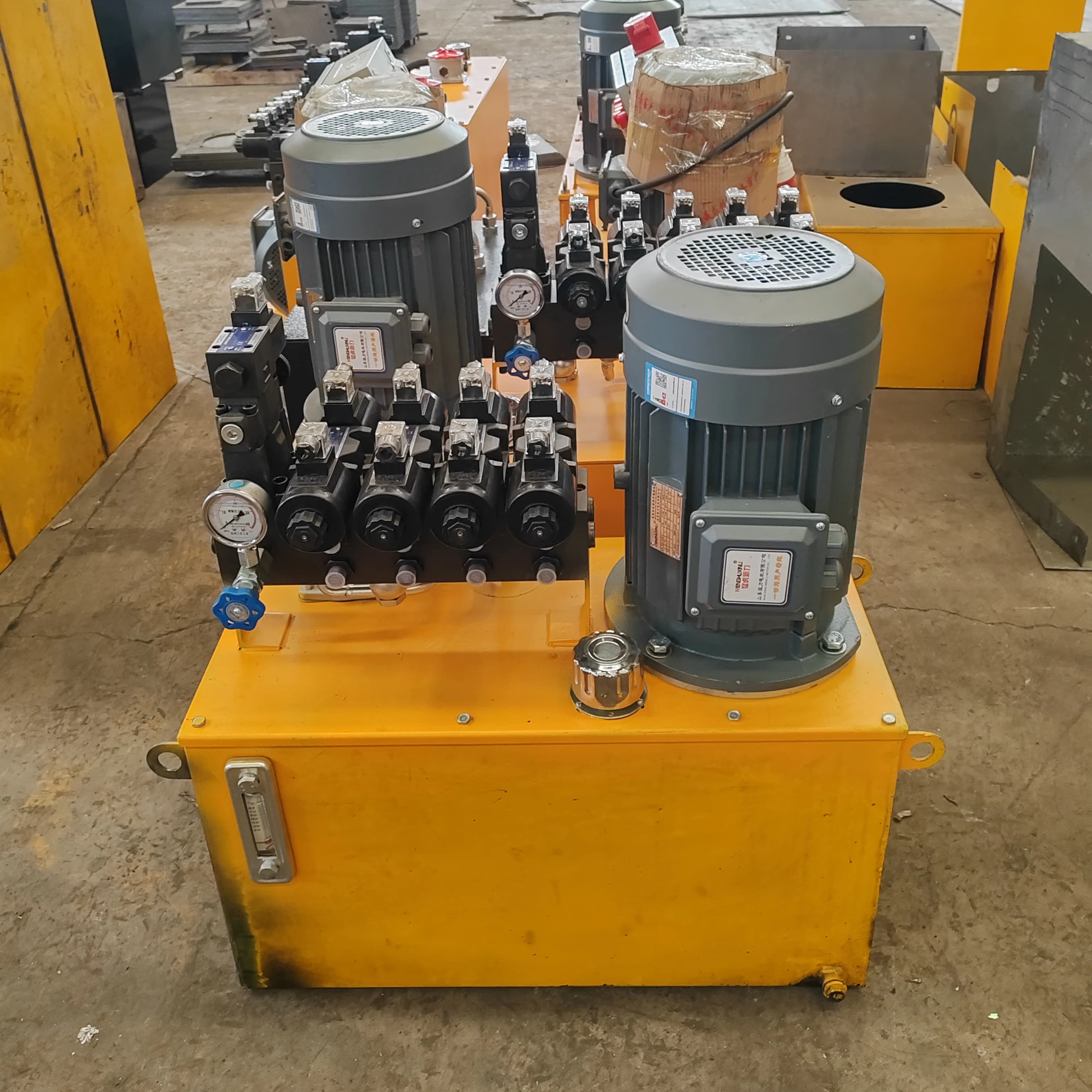 Профессиональный индивидуальный двигатель 2.2kw 4kw 5.5kw 7.5kw гидравлический блок насоса системы питания