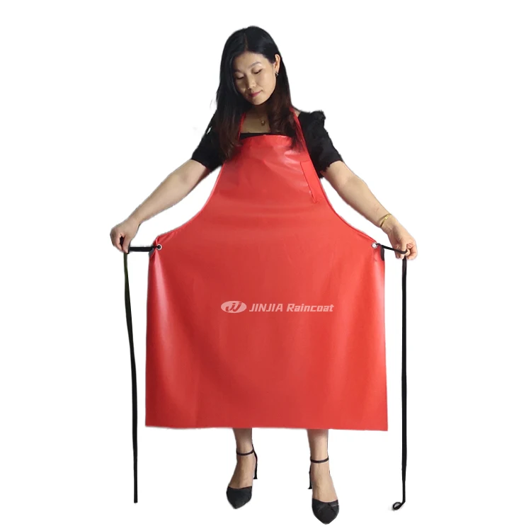 custom logo durable transparent aprons kitchen pvc waterproof apron designs patterns
