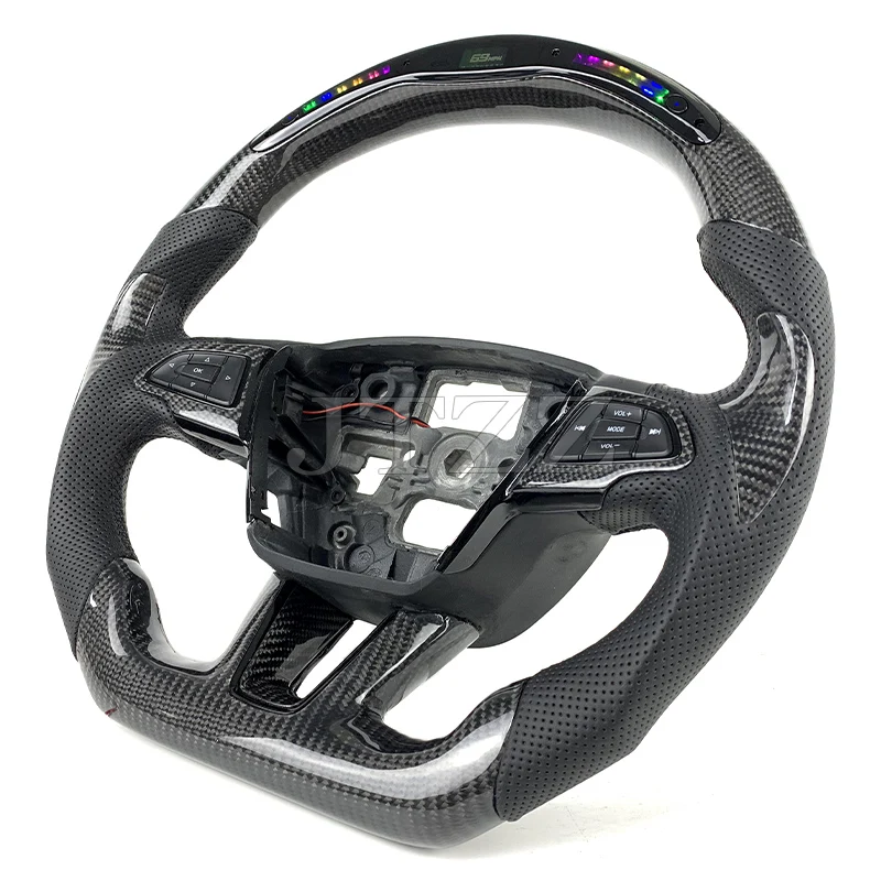 LED display screen for car interior for Ford Focus MK3 ST RS upgraded forged carbon fiber steering wheel 2015 2016 2017 2018