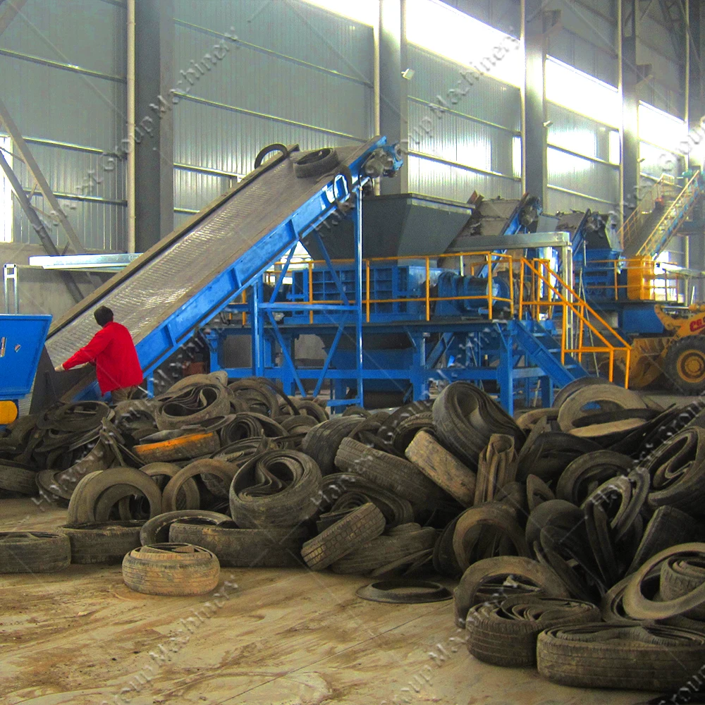 Top quality CE certification rubber grinding machine scrap tire recycling machine to make rubber powder price