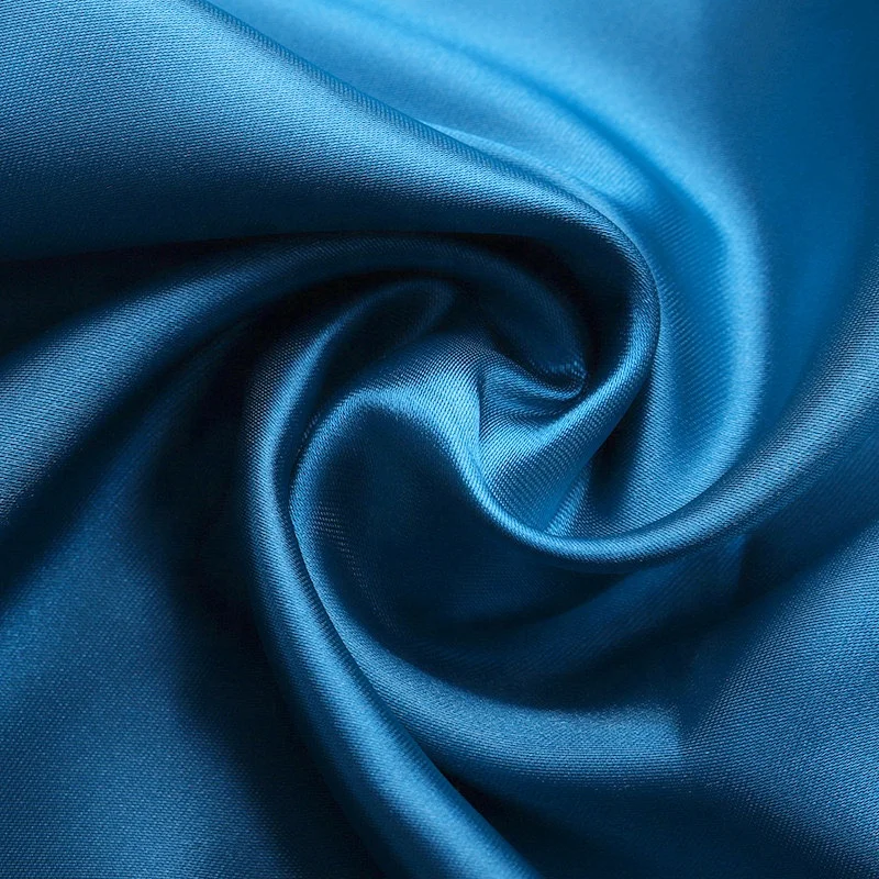 [Factory Price] polyester and spandex cheap satin fabric composition silk fabric for evening dress 70 GSMblouse sleep wear