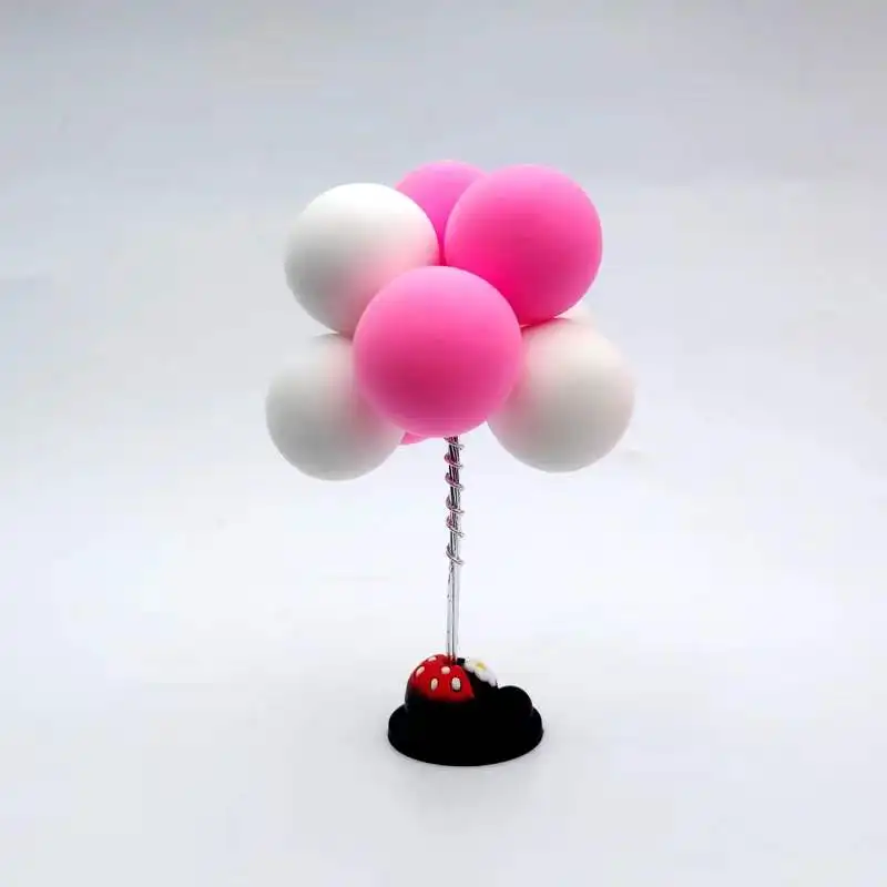 Lovely Balloon Car Decoration Charming Auto Ornaments Multicolor Mini Console Dashboard Decoration