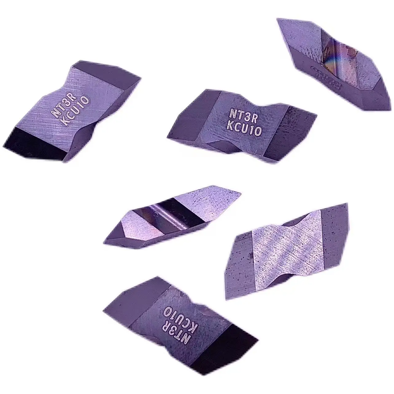 NT3R KCU10 Top Notch Grooving Inserts Carbide Efficient Irregular Parting Insert Turning Tool CNC Machine Milling Cutter