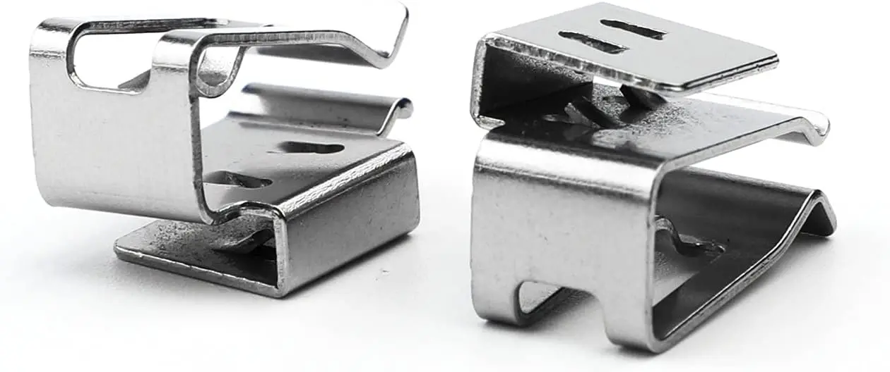 Stainless Steel Solar Panel 90 Degree2x 4/6mm Cable Clip Cable clamp wire  management for Cables on Solar Panel