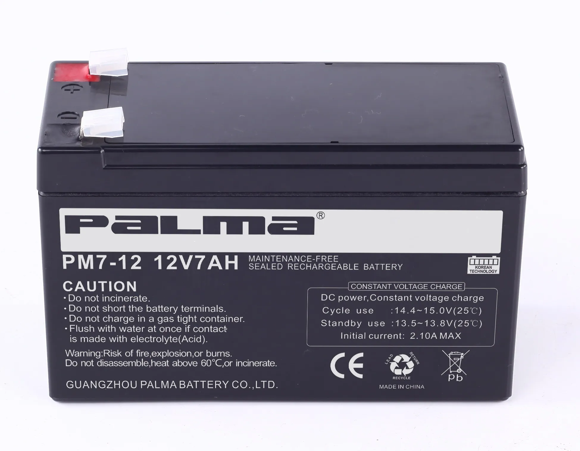 Palma F1/F2 Terminal Rechargeable UPS Batteries for Backup Power electronic scales 12v 6v 1.3ah 4 4.5ah 5ah 7 9ah gate opener