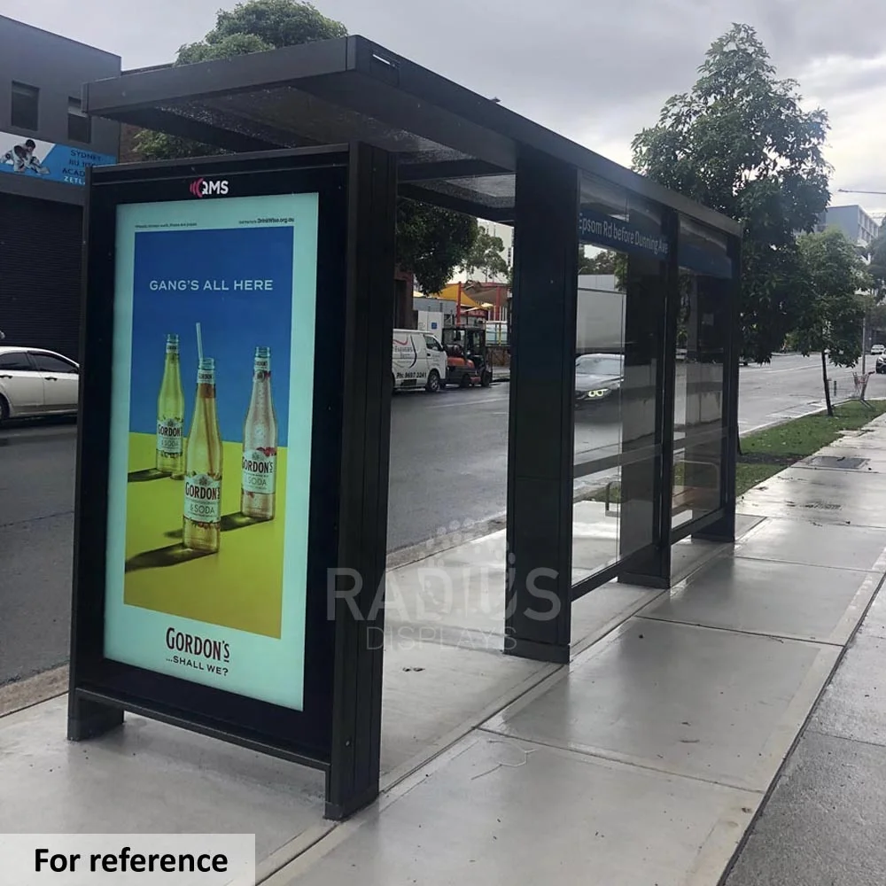 Outdoor  Bus Shelter Providing Shelter from China