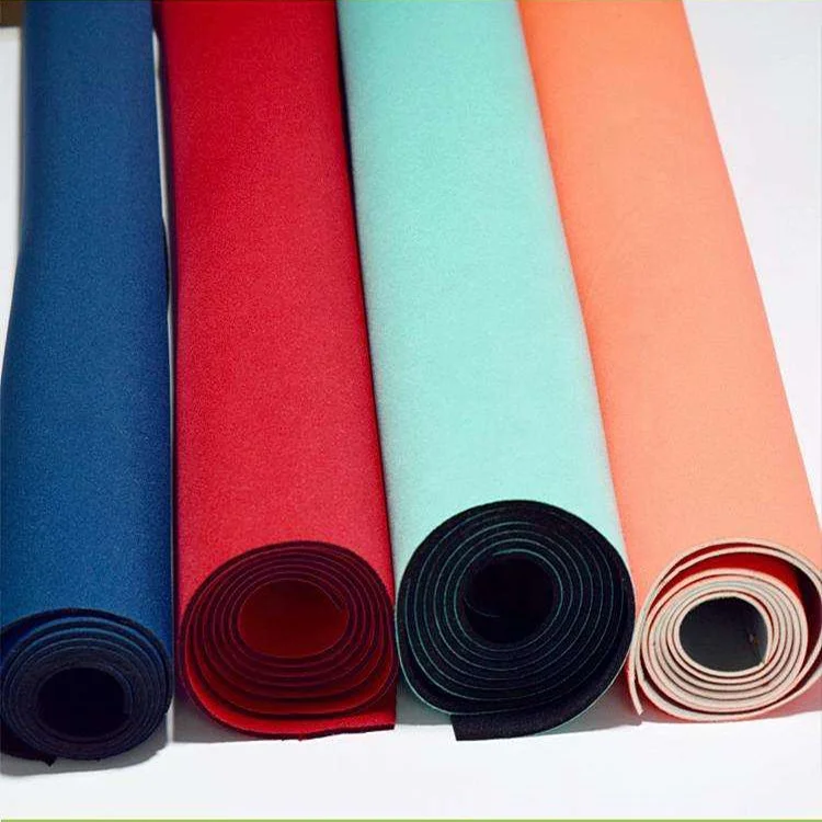 WST  Customers Factory Eco-friendly Recycled Rubber Sheet 3MM 4MM 5MM SBR SCR CR Diving Suit Embossed Neoprene Fabric