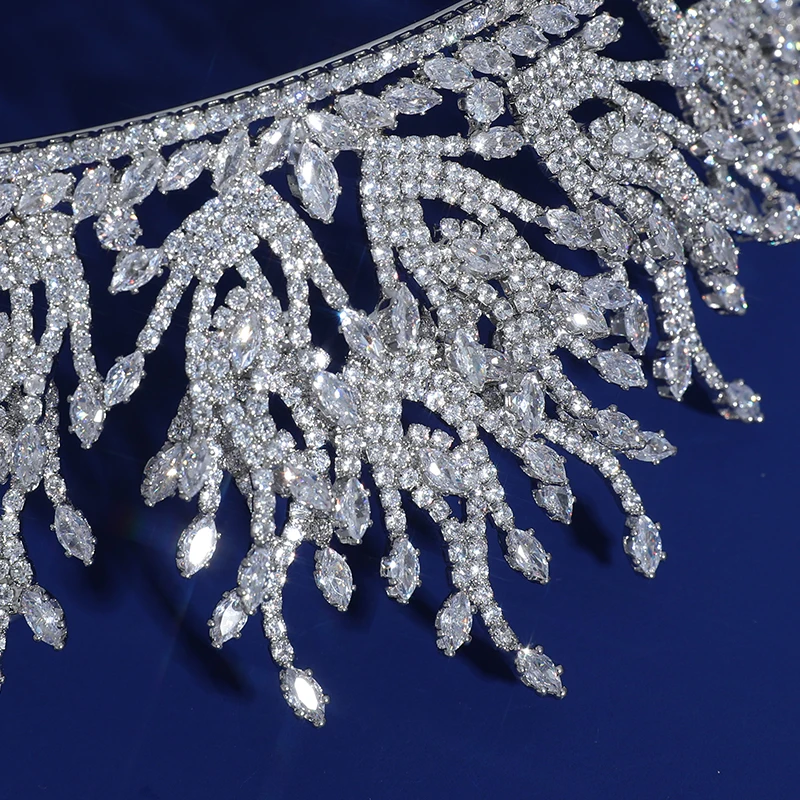 Twining Of Branches Zircon Tiaras Original Bride Wedding Crown Tiara