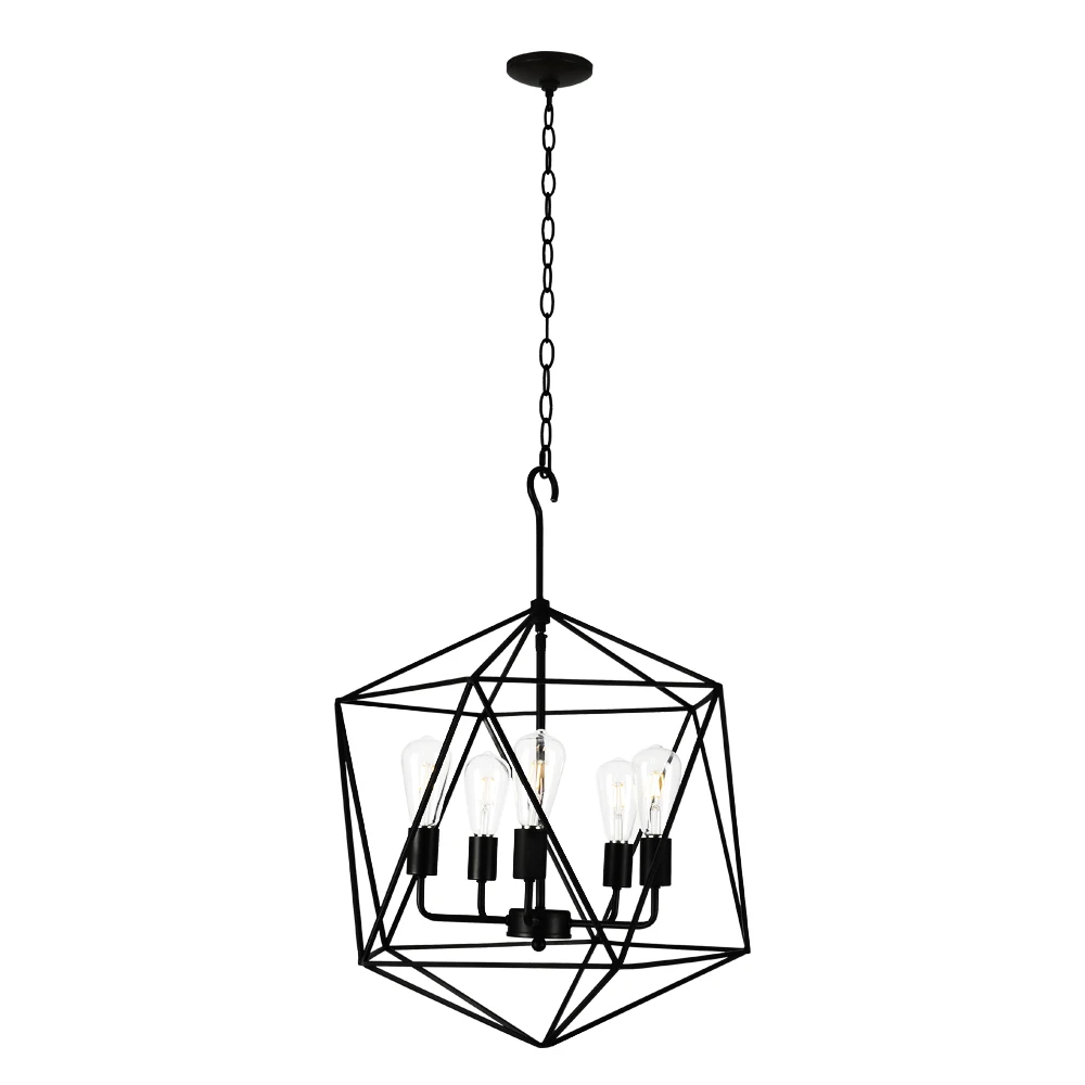 Made In China Hot Sale Chandelier 5-Light Chandelier In black 5-Light Chandelier In Black