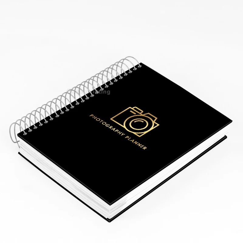 Custom Planner Agenda Printing Hardcover Spiral Notebook Personalized Photography Planner