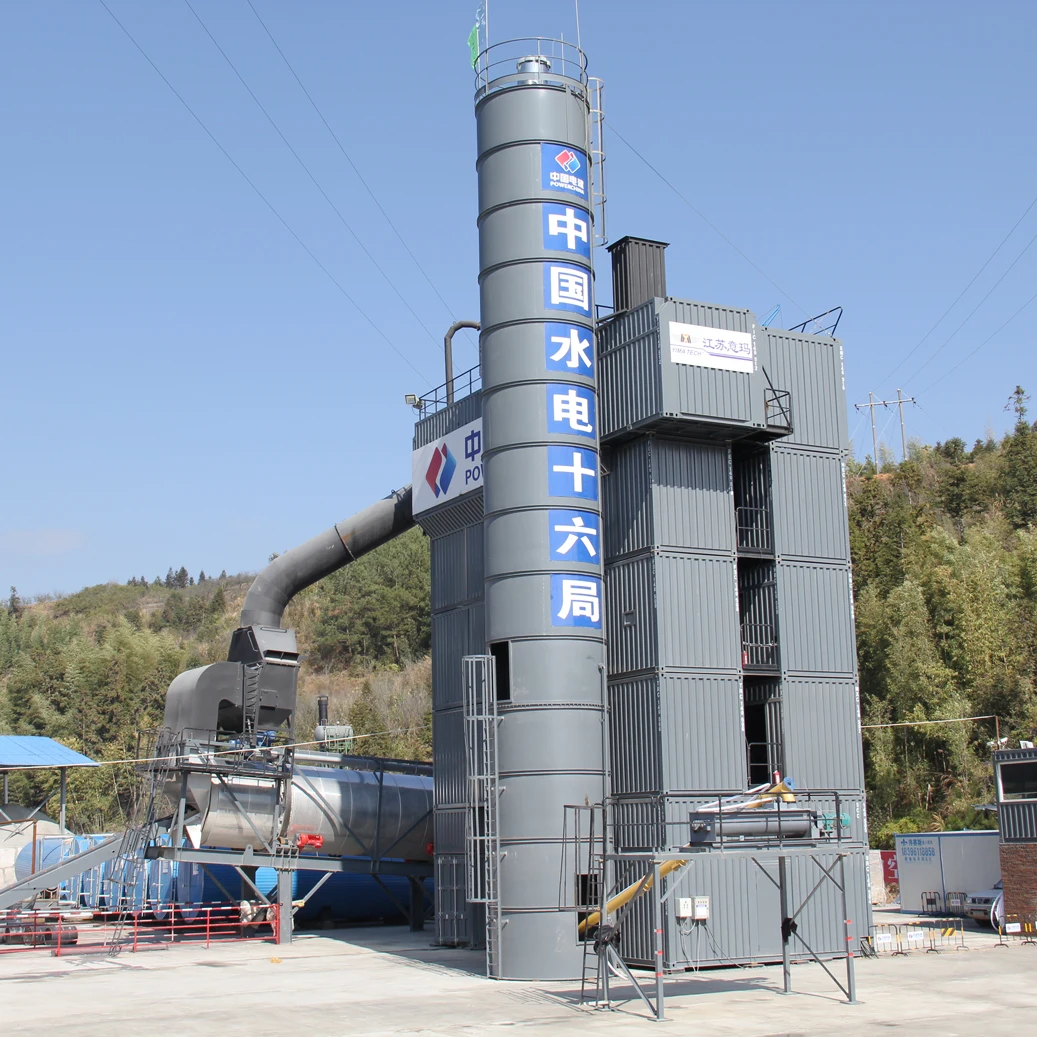 asphalt mixing plant lb1000 80t/h manufacturer for high way road  bridge