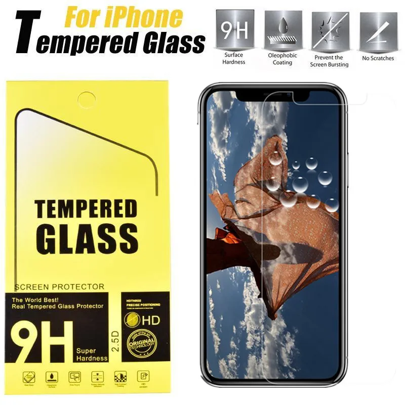For iPhone XI/11 Transparent Tempered Glass Screen Protector 2.5D 9H glass Anti-Scratch Screen Protector 2019
