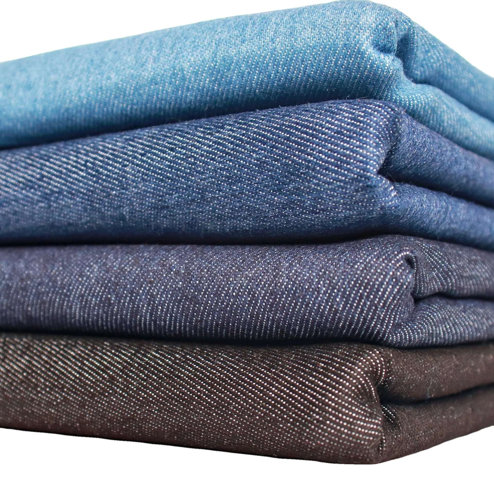 10*220D Denim Polyester Cotton Stretch Washed Denim High-quality Stretch Denim Fabric