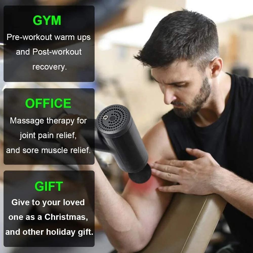 Best Sales Fascia Gun Muscle Relaxation Massager Electric Vibration Massage Gun Professional Grade Neck Membrane Gun