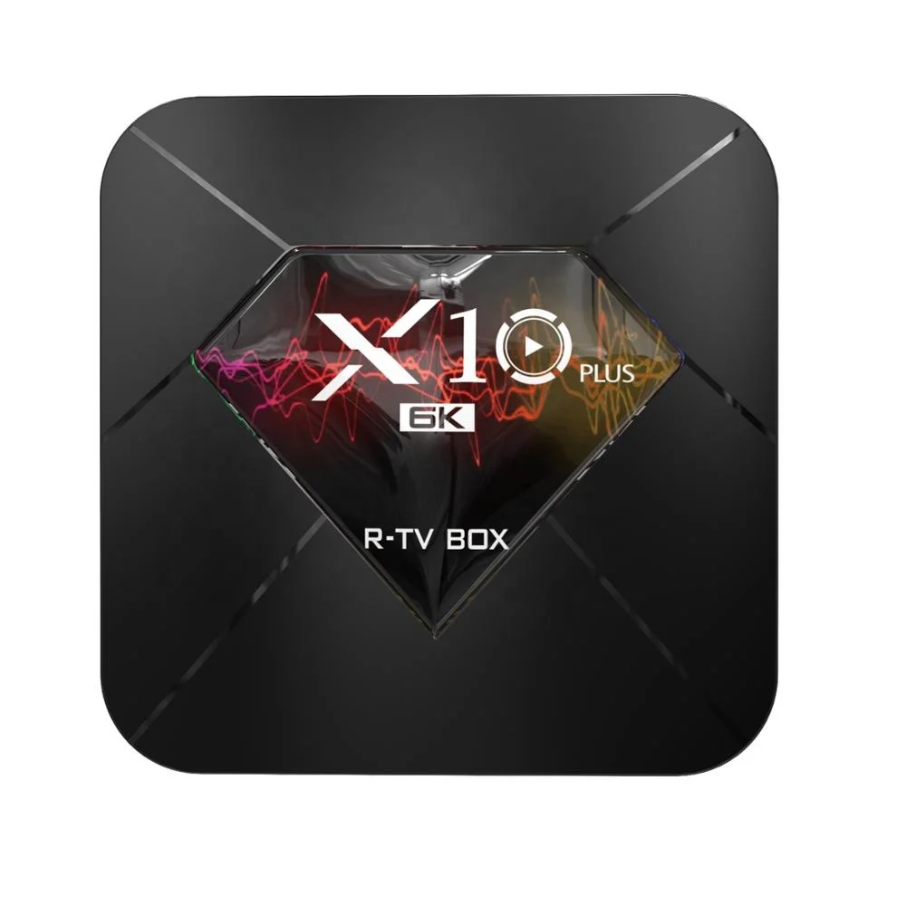 Android TV Box X10 PLUS Quad Core 2GB Android 9.0 Smart Voice 4GB 32GB Set Top Box