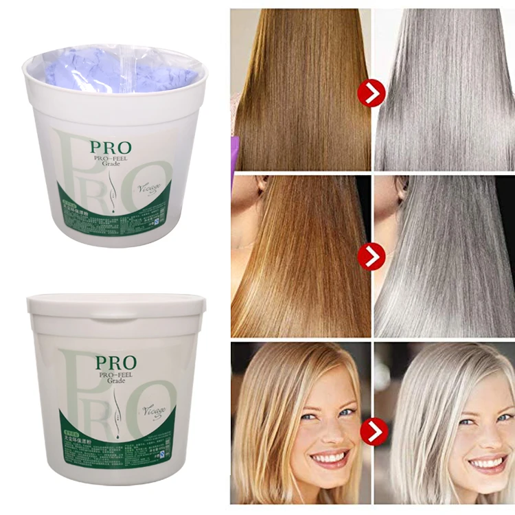 High Quality Up To 9 Levels Quick Hair Bleach Dust Free Ash Hair Bleaching Powder Blonde Lightening Bleach Powder And Developer
