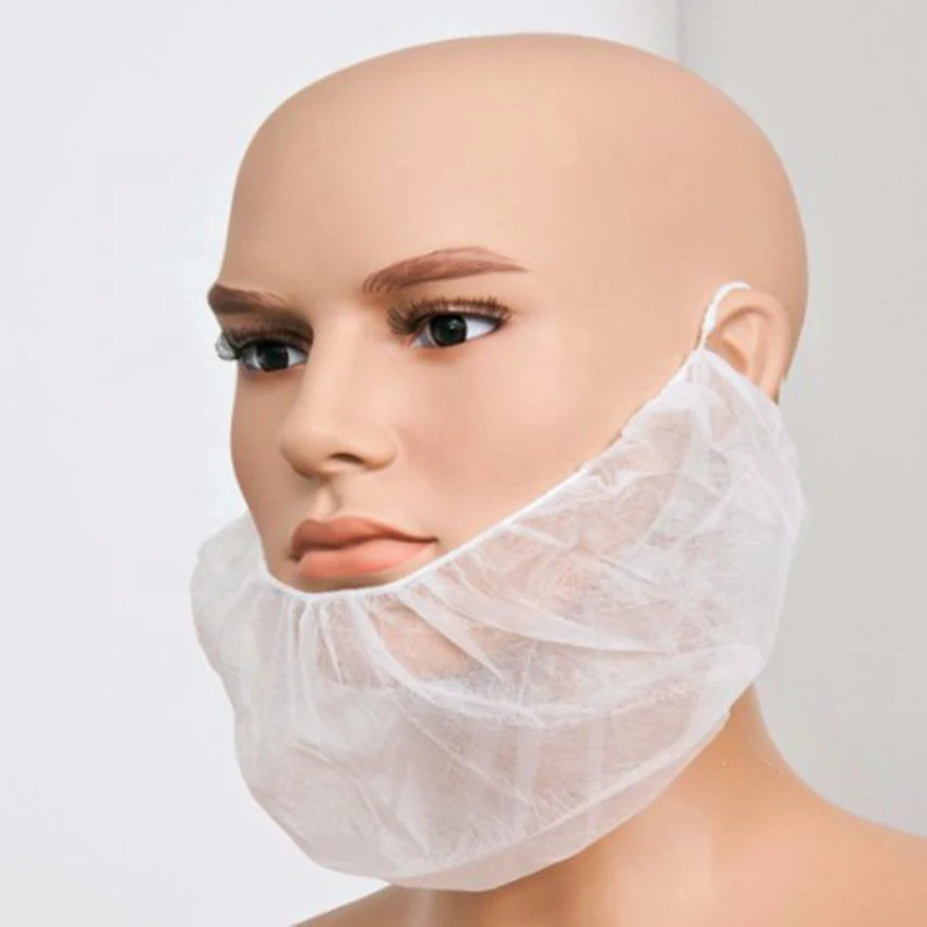 Wholesale hot selling custom logo Polyester Beard Covers Reusable Beard Bonnet for Men