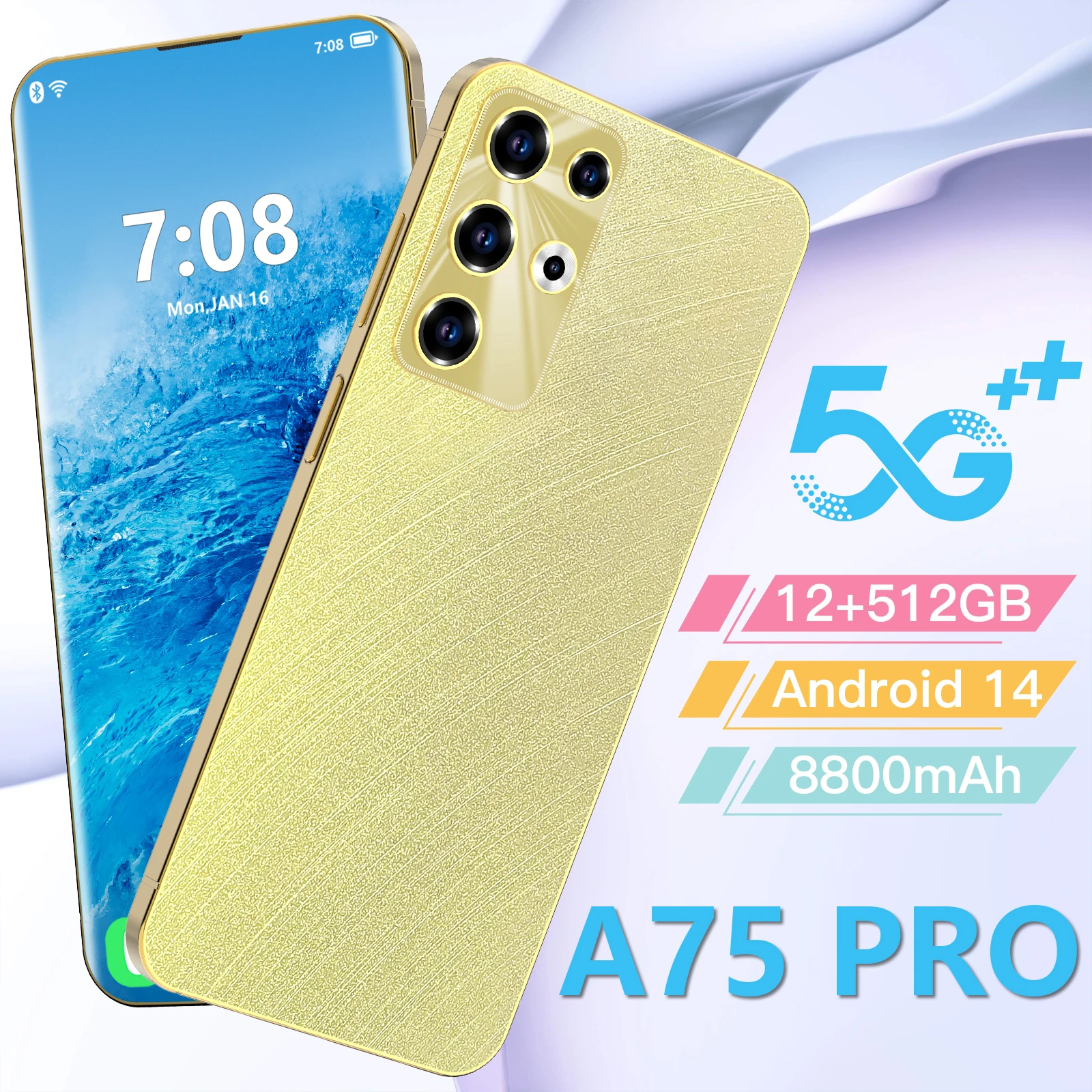 Global high quality quick charge 7.3inch infinix phones 16GB 512GB 5G new Mobile Phone