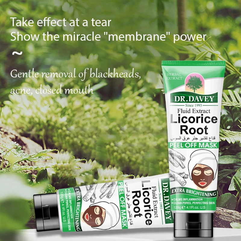 DR.DAVEY Peel Off Face Mask Licorice Root Peel Off Masked Face