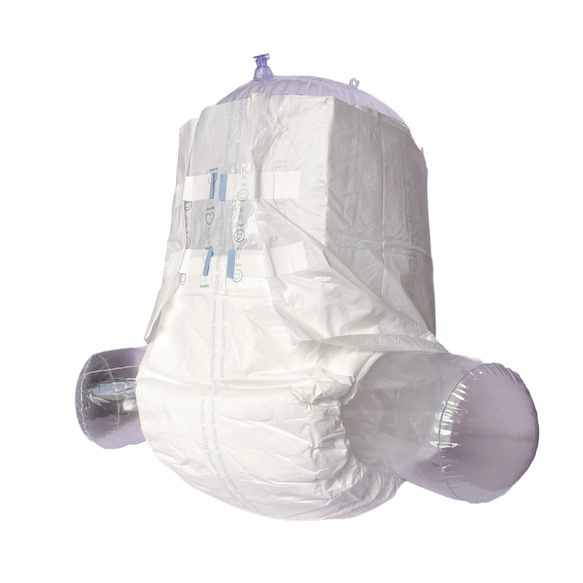 Super Absorbent Polymer Disposable Pull-Up Pant Home Use Ultra-Thick Adult Diaper with Breathable Feature Unisex Made Fluff Pulp