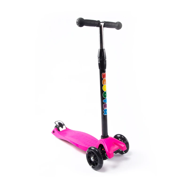 Hot Sale Scooter Factory Price Adjustable Height Light-Up 3 PU Wheels Kids Scooter For Girls Boys