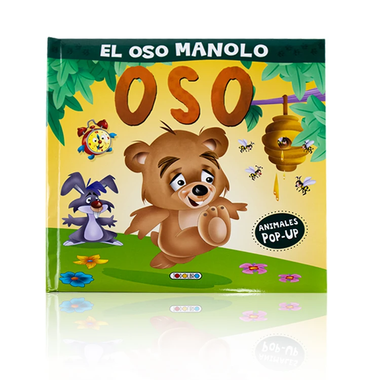 Cute Bears Funny Story Cartoon Colorful Books CMYK Custom pop up Board Books