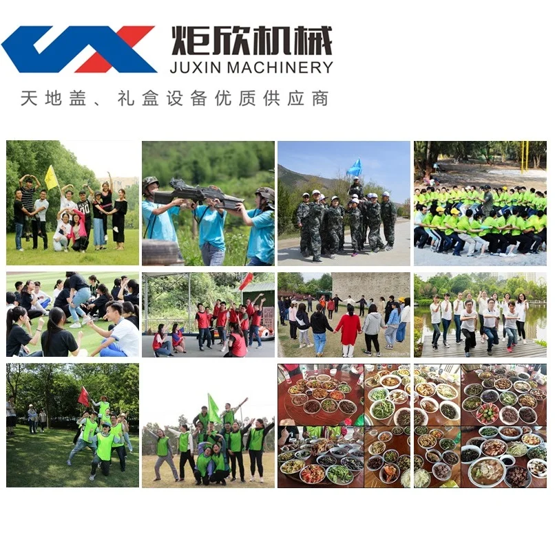 semi-automatic rigid box making machine rigid shoe box machine paper box growing machine