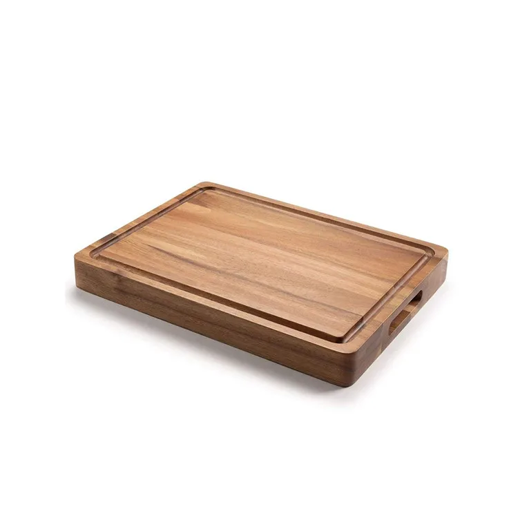 Kitchen Professional deep juice channel extra thick wooden chopping board