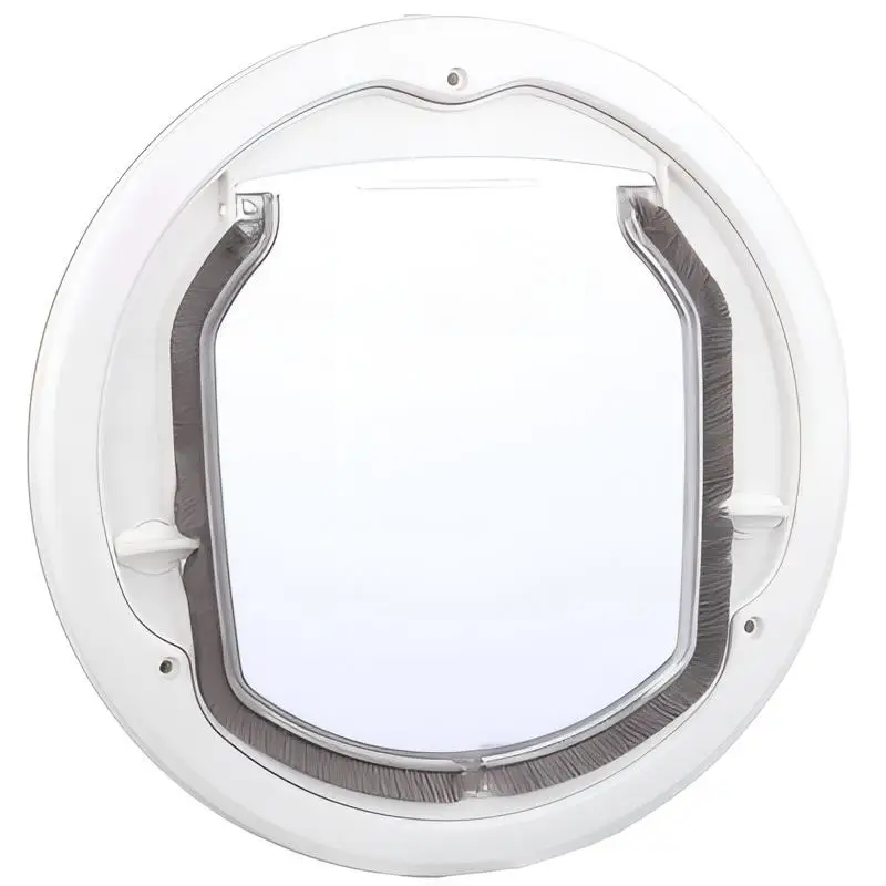 China Pet Supplies of Wholesale Price Interior Exterior Cat Door Dog Door See Through Magnetic Flap Pet Door for Cats Puppy