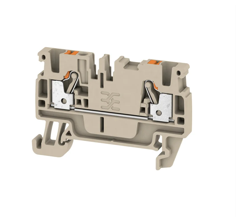 1521850000 A2C 2.5 Feed-through terminal PUSH IN dark beige Weidmuller