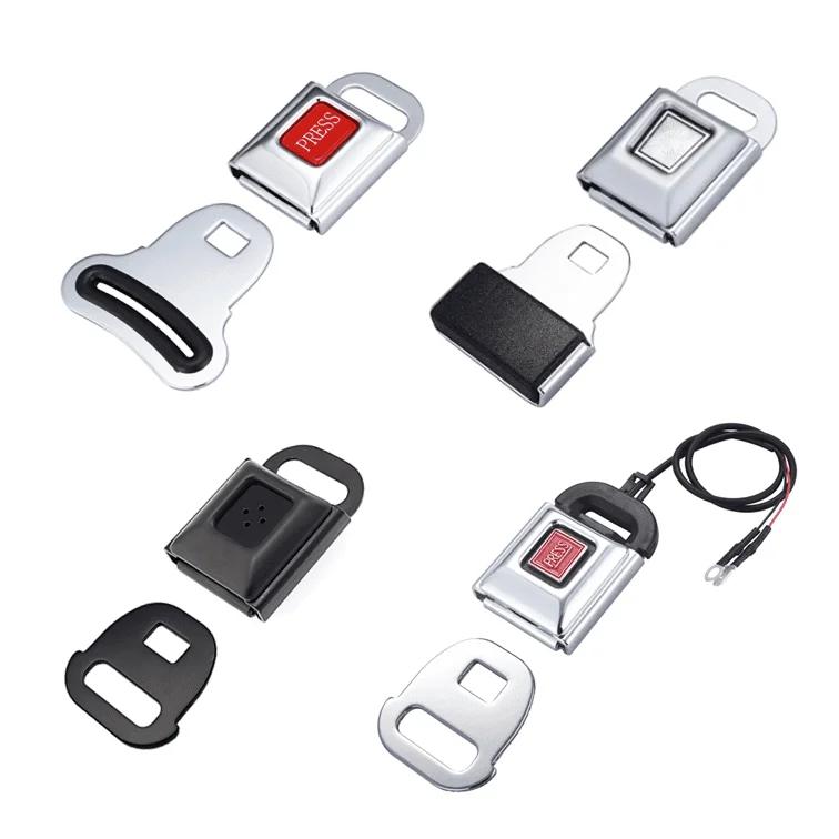 Sports Design Steel Seat Belt Buckle 2 3 4 5 Points with Plastic and Aluminium Materials