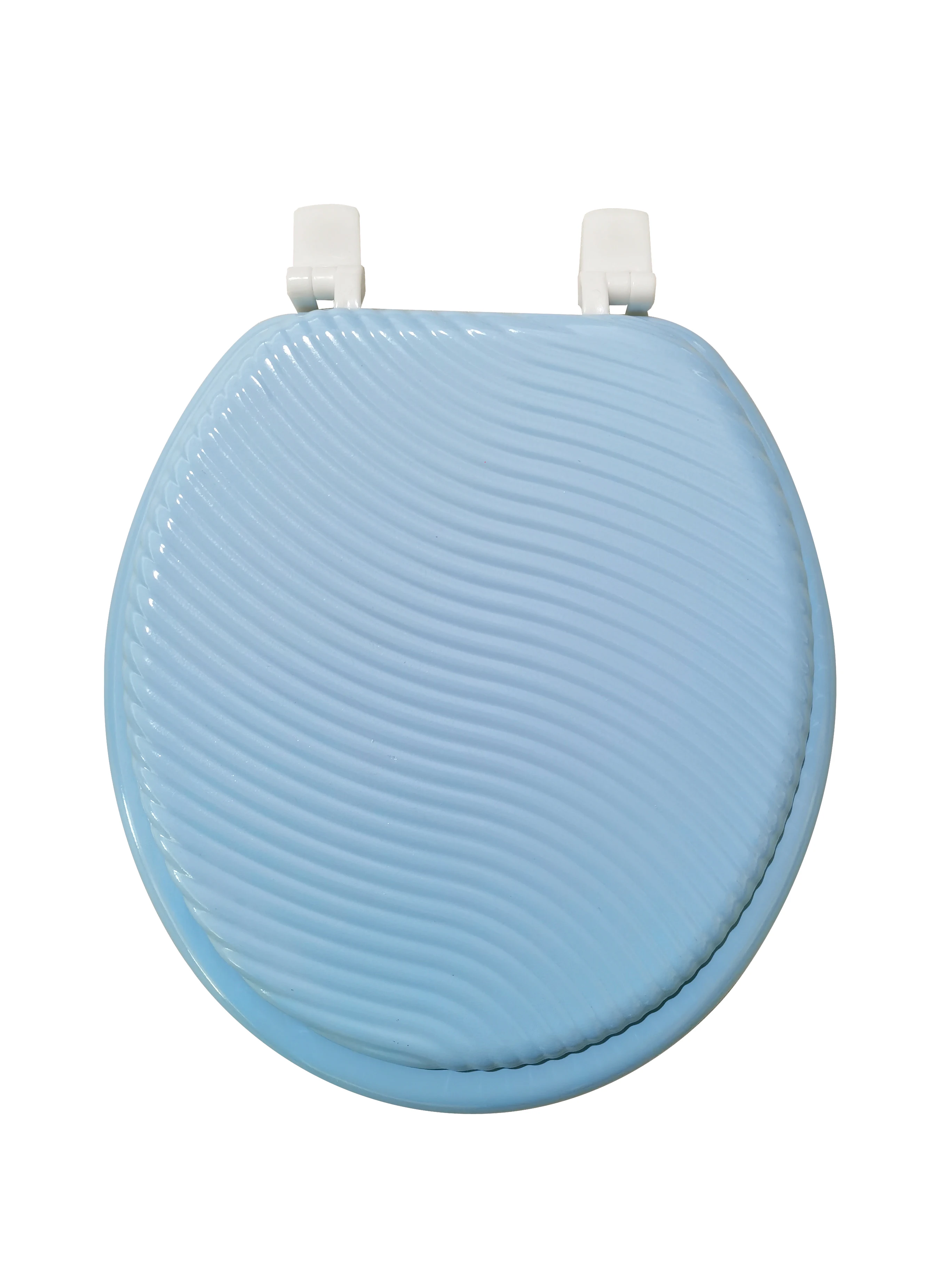 Soft Slow Closing Sanitary Eco-Friendly Sturdy Thin Round Mdf Toilet Cover Seat Custom White Color Toilet Seat Lid