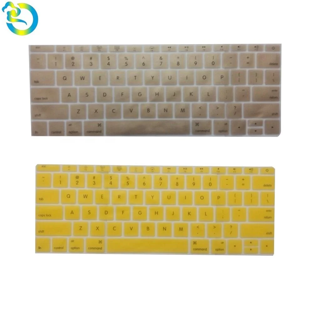 Цветная силиконовая защитная пленка для клавиатуры с индивидуальной упаковкой