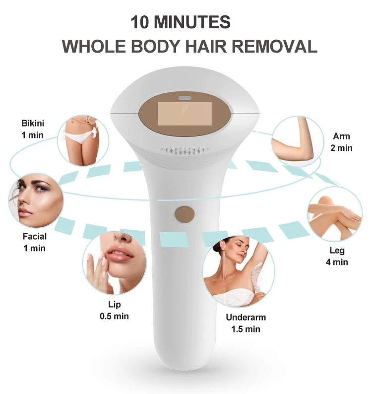 
Portable laser epilator shr ice home use permanent IPL hair removal 