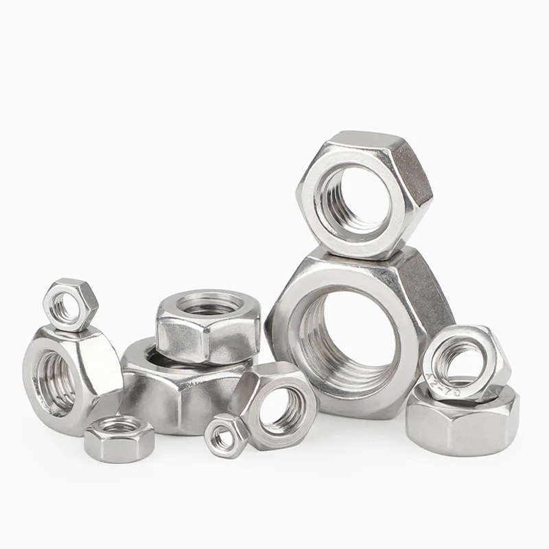 Monel K500 UNS N05500 K500 Stainless Steel Hex Bolts Hex Nut Hexagonal Stainless Steel Nut