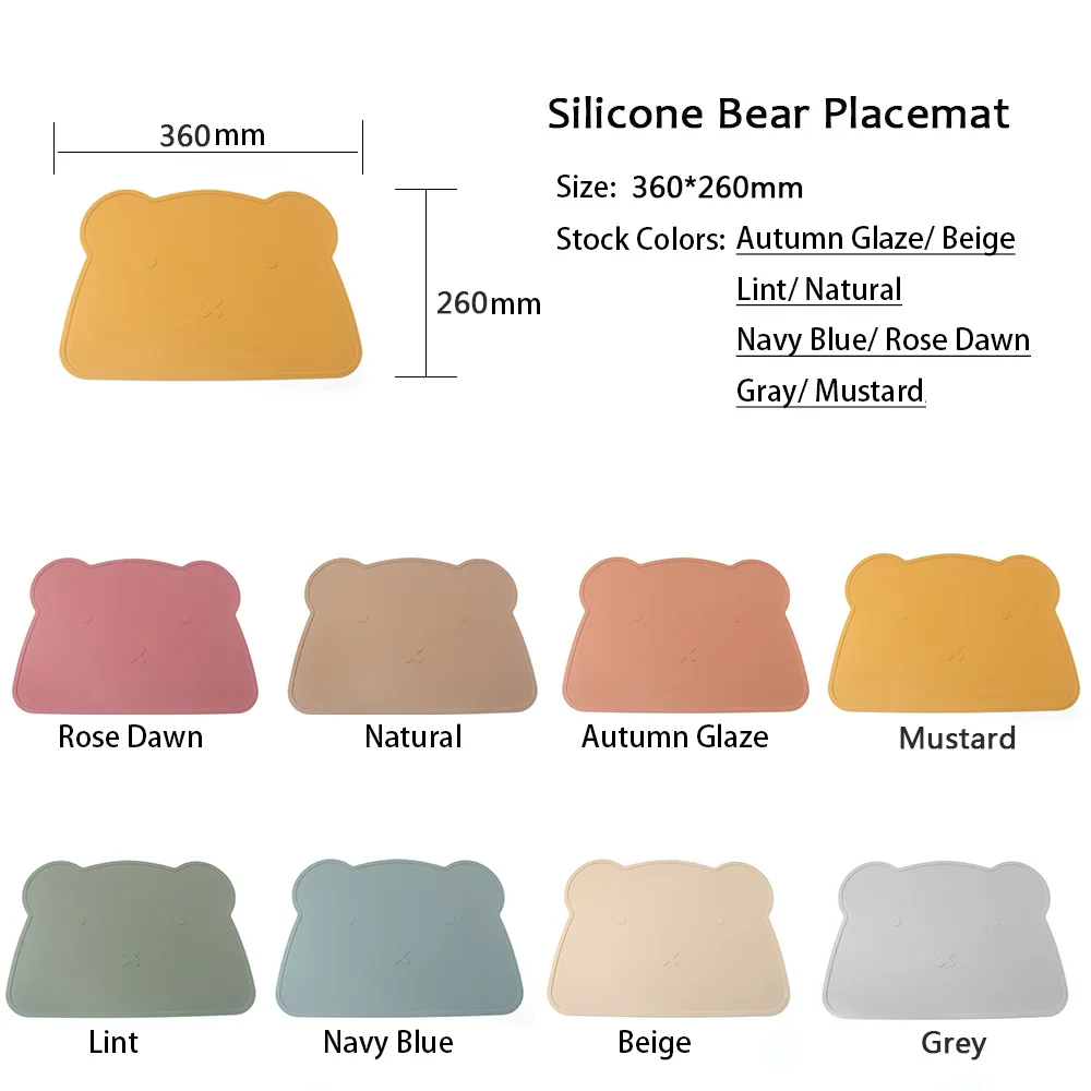 Пищевая крошечная столовая настольная силиконовая портативная тарелка для ребенка