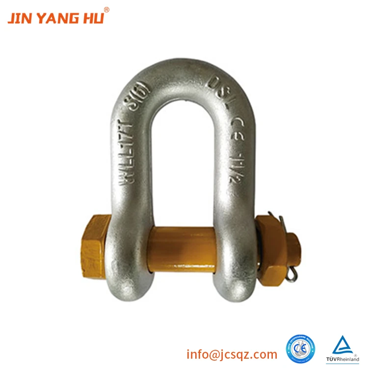 European Type Lifting Dee Stainless Steel D Shackle