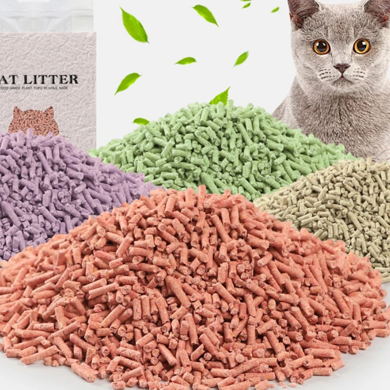 Quick Clumping Flushable 99% Dust Free Multiple Cat Lavender Scented Tofu Cat Litter