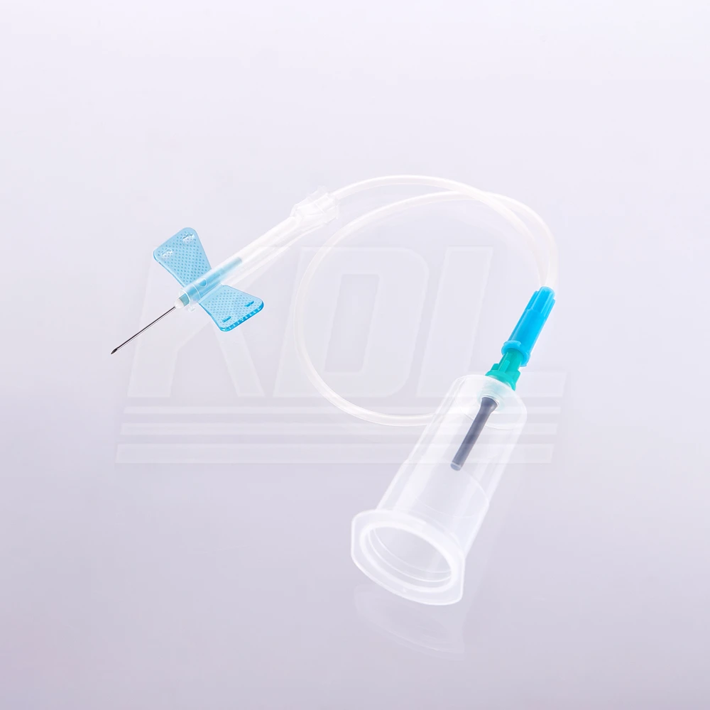 KDL Disposable Safety Blood Collection Needles Butterfly Type with Holder Blood Collection Needle for Medical 19G 20G 21G 22G