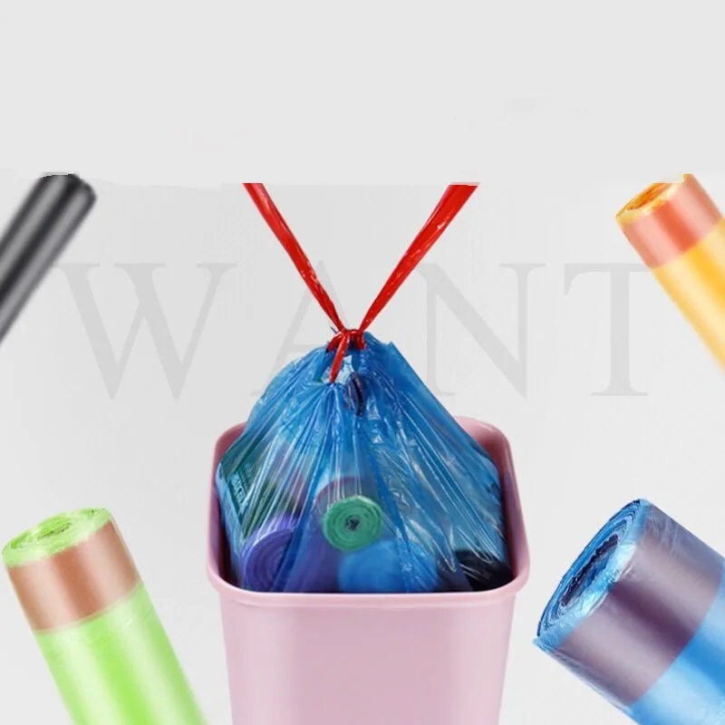 2022 Best-selling Drawstring Garbage Bags Durable Leak-Proof Trash Bag Strong Rubbish Bags Wastebasket for Home Office