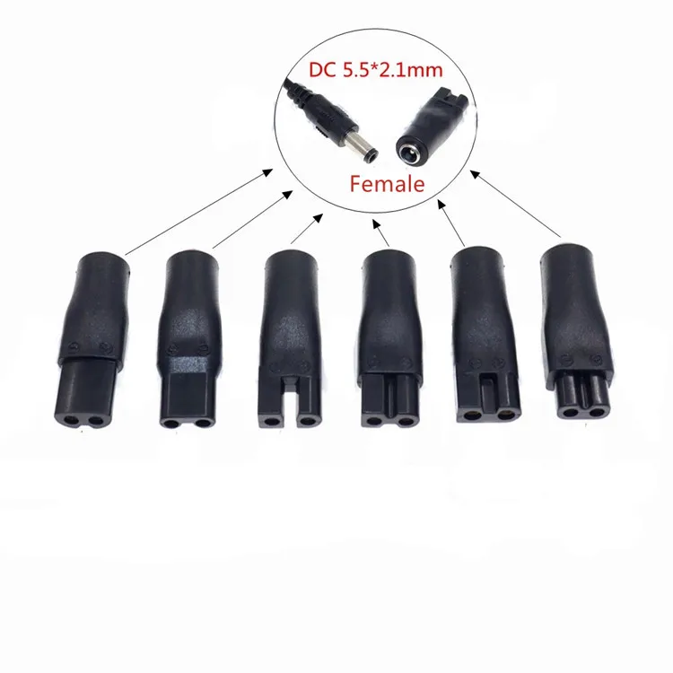 Универсальные силовые кабели 5 в постоянного тока, 5 в постоянного тока, 5,5x2,1 мм, usb-кабель постоянного тока для зарядного кабеля бритвы