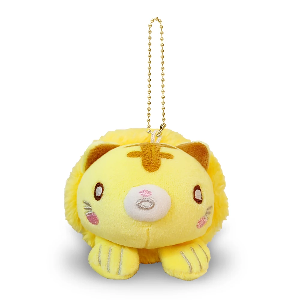 Soft Mini Cute Plush Cat Keychain Custom Design Pendant Plush Keychain Claw Machine Toys Plush Keychain