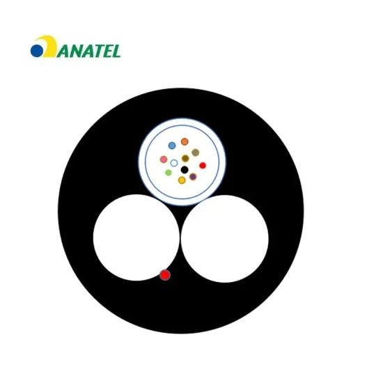 
 Asu80 2/4/6/8/12/24 наружный воздушный оптоволоконный кабель с сертификатом Anatel для рынка Бразилии и Перу  